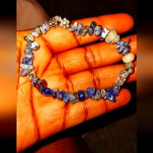 Blue healing stone bracelet